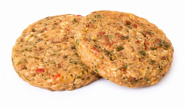 Burger de pollo con verduras