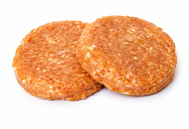 Burger de pollo con cebolla caramelizada