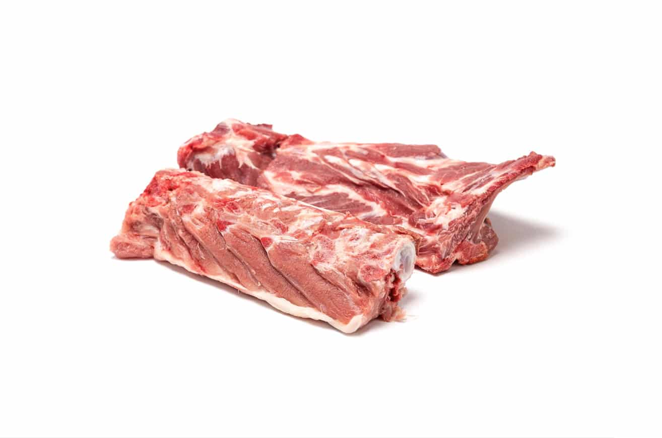 Huesos espinazo de cerdo