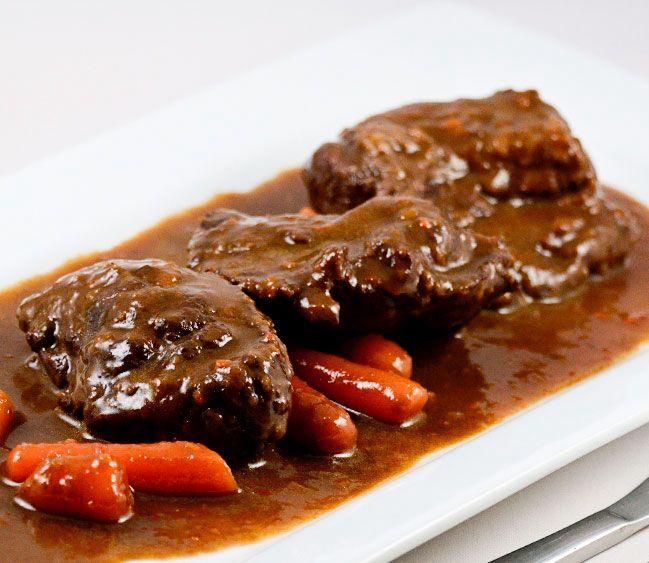 Carrillada iberica de cerdo con salsa de carne